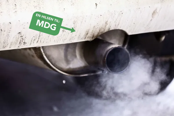 Hovedbilde En Hilsen Til MDG Klistremerke