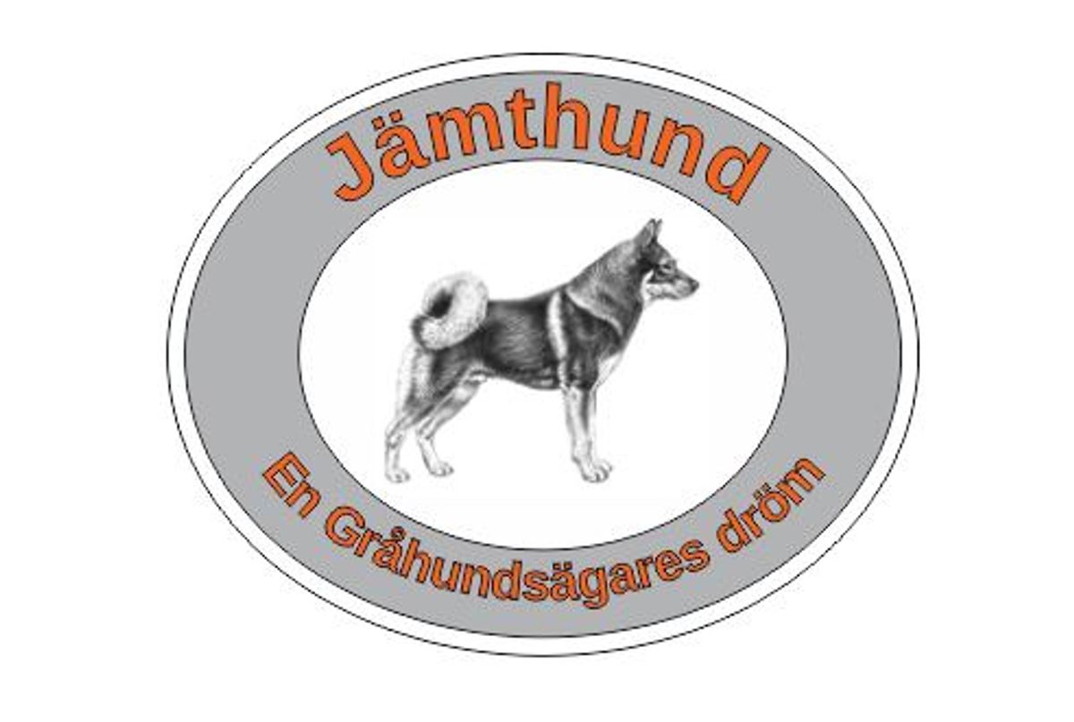 Jämthund En Gråhundsägares Dröm Farge Klistremerke