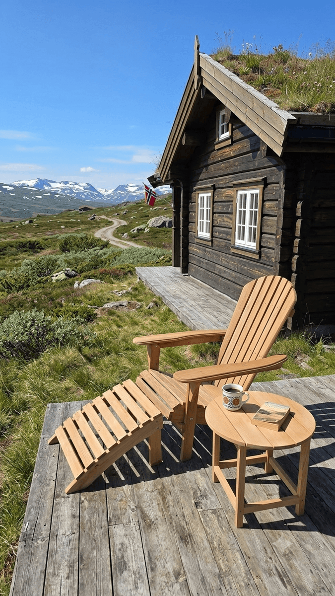 Woods adirondack sammenleggbar