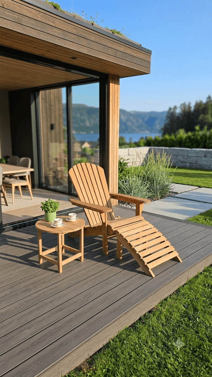 Woods adirondack sammenleggbar